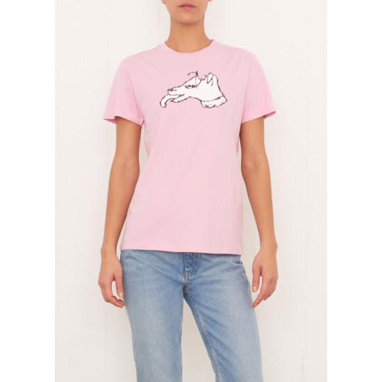 Bella Freud Colour Block Dog T-Shirt Promotion