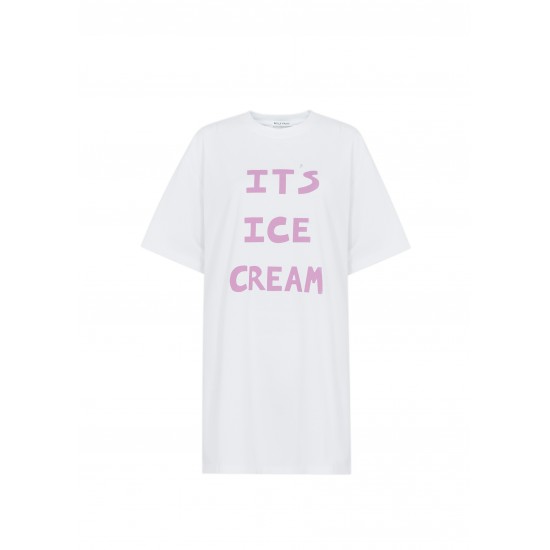 Bella Freud Its Ice Cream T-Shirt Dress Promotion