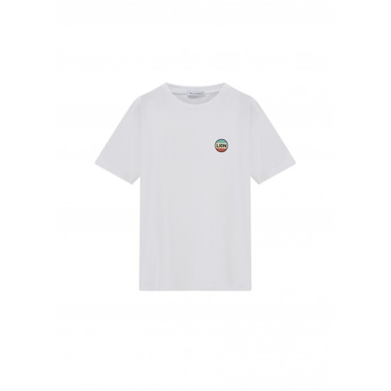 Bella Freud Mens Lion Emblem T-Shirt Online Sale